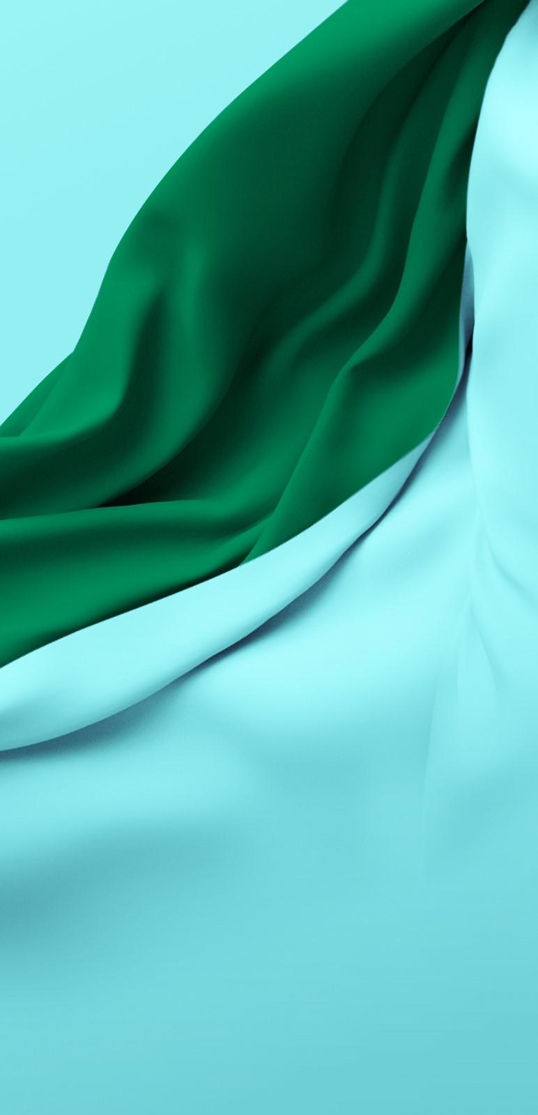 عکس زمینه رنگ سبز و آبی طرح پارچه پرچمی پس زمینه