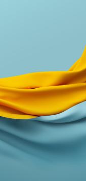 عکس زمینه رنگ زرد و آبی فیروزه ای طرح پارچه پرچمی