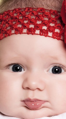 عکس زمینه دختر بچه ناز نوزاد شیرین HD